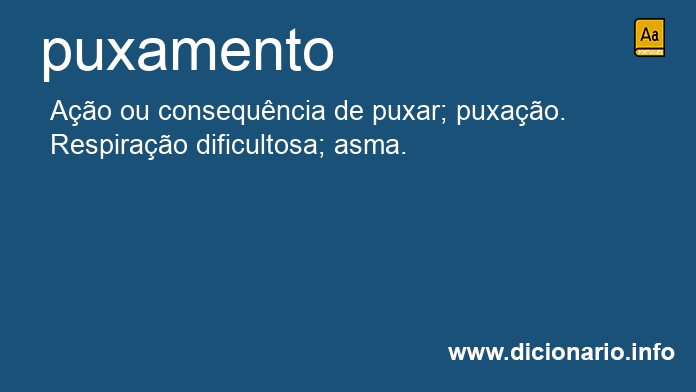 Significado de puxamento