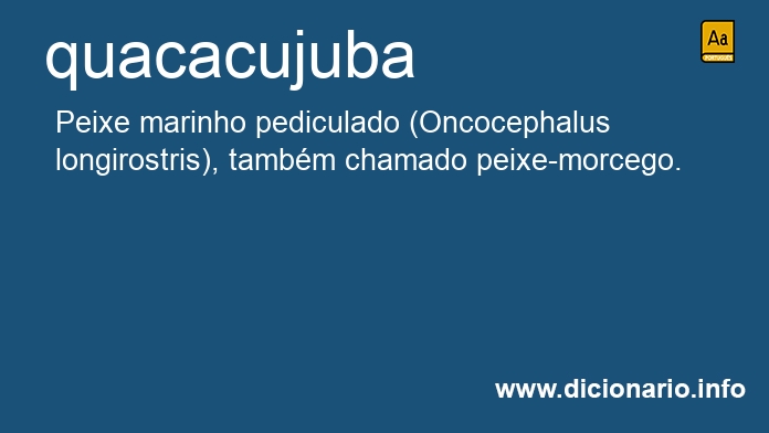 Significado de quacacujuba