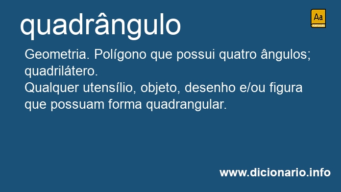 Significado de quadrngulo