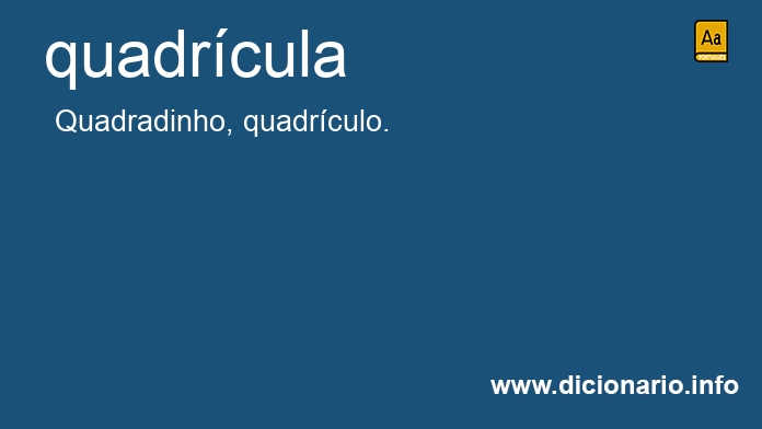 Significado de quadrcula
