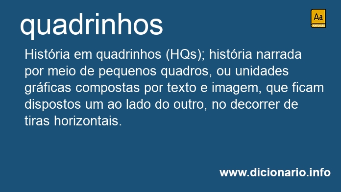 Significado de quadrinhos