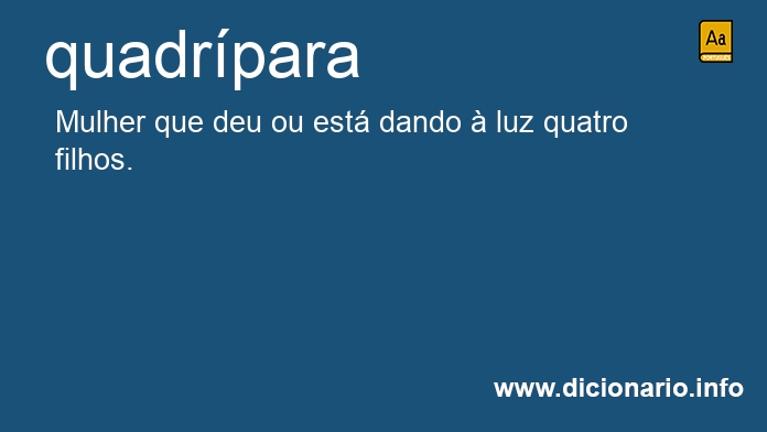 Significado de quadrpara