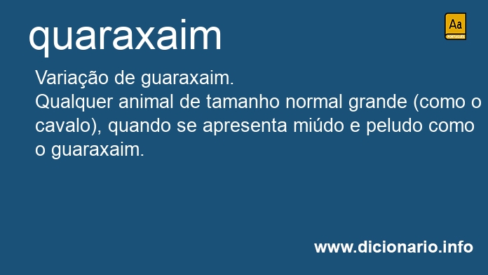 Significado de quaraxaim