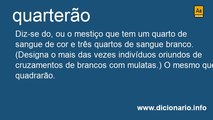 Significado de quarteres