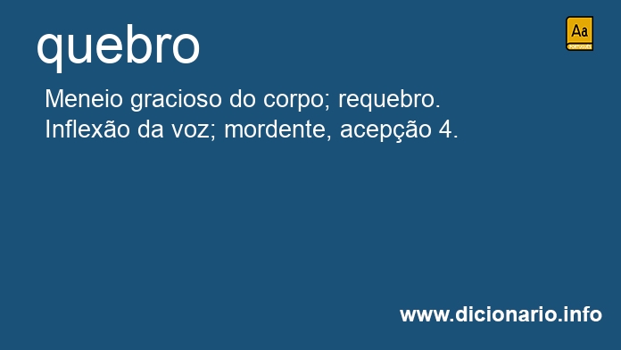 Significado de quebro