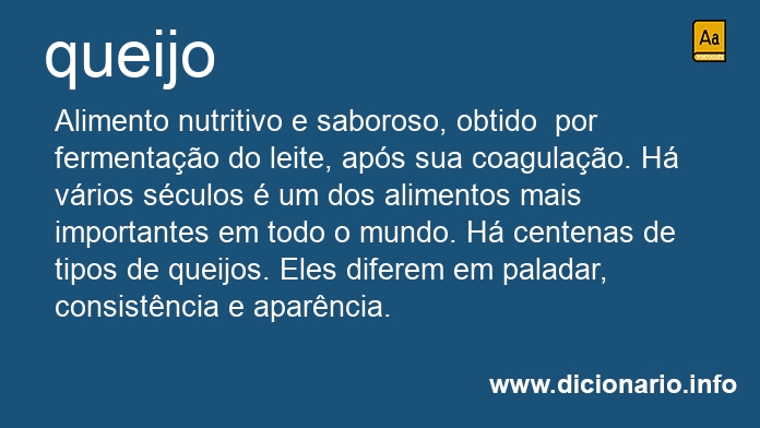 Significado de queijo