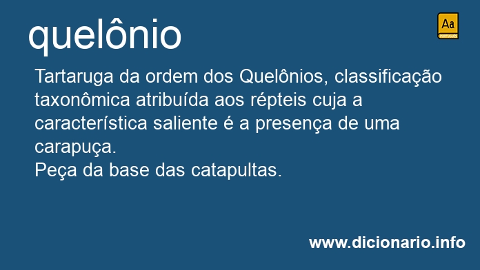 Significado de quelnio