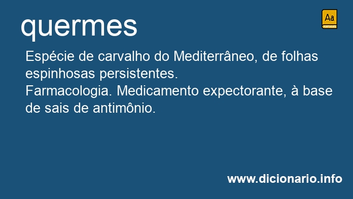 Significado de quermes