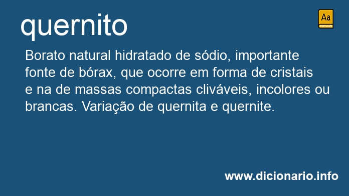Significado de quernito