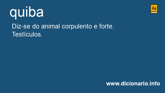 Significado de quiba