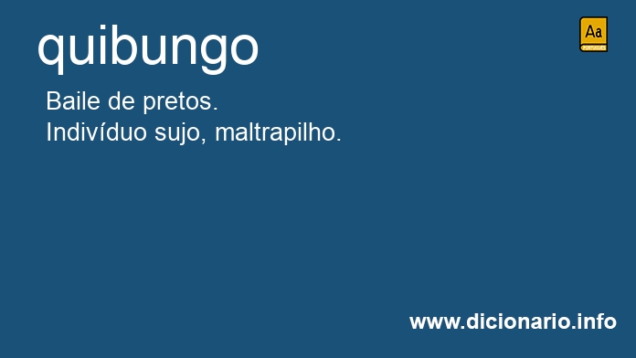 Significado de quibungo