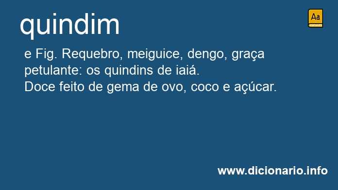 Significado de quindins