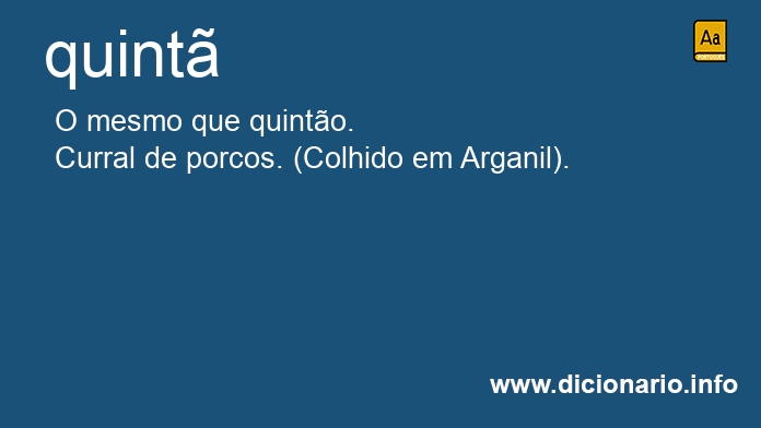 Significado de quint