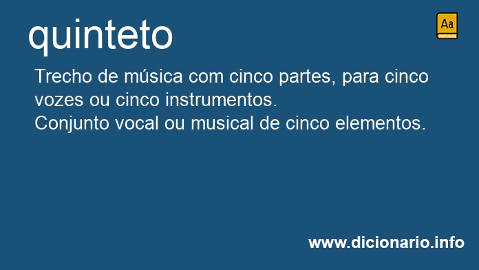 Significado de quinteto