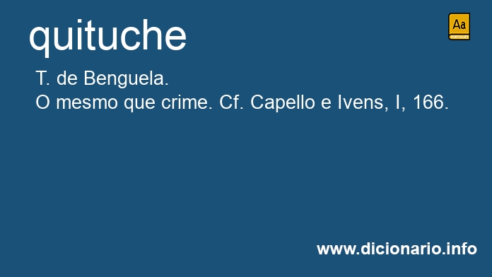 Significado de quituche