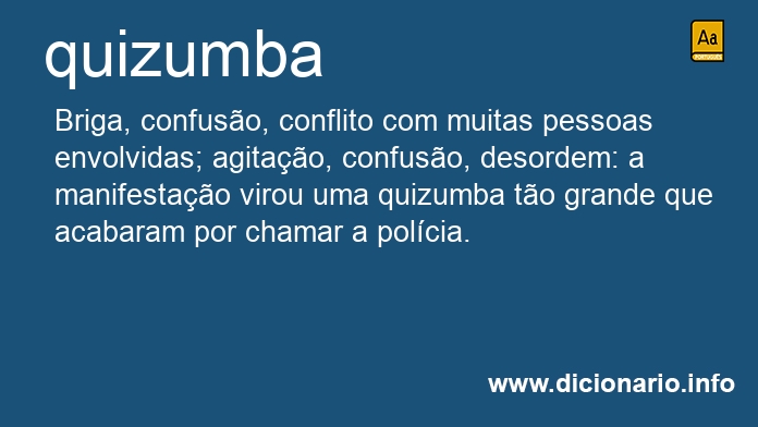 Significado de quizumba