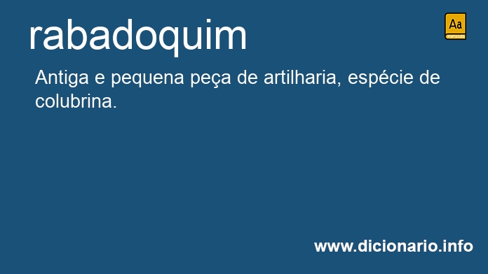 Significado de rabadoquim