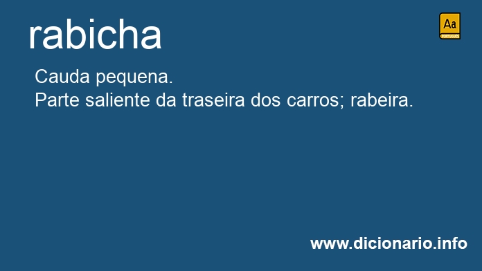 Significado de rabicha