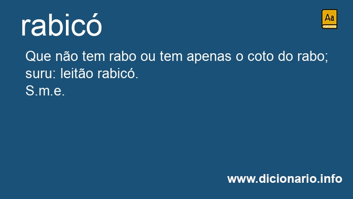 Significado de rabic