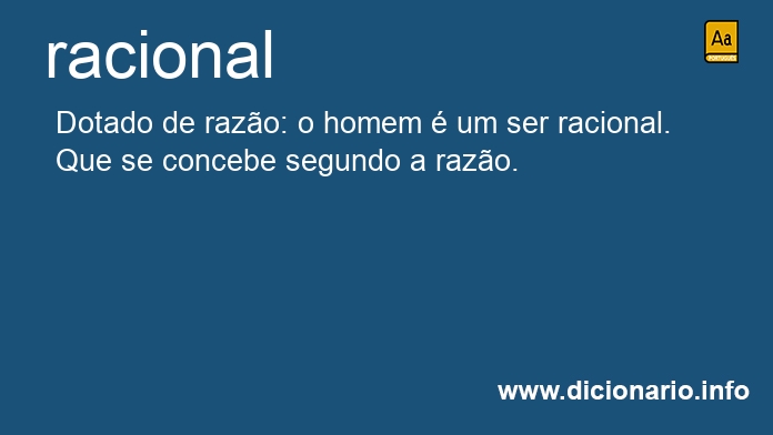 Significado de racional