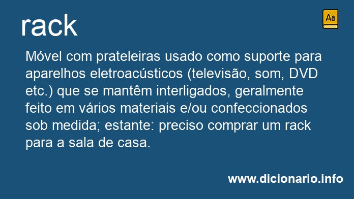 Significado de rack