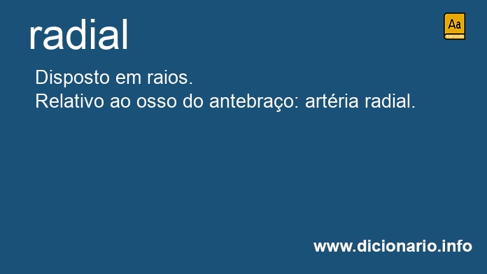 Significado de radial