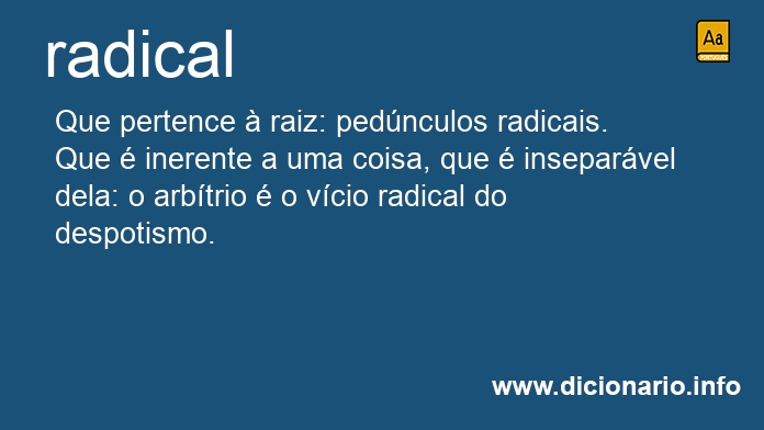 Significado de radical