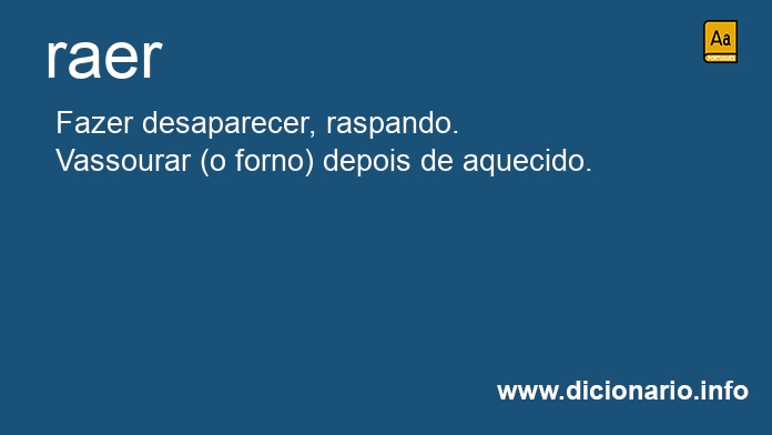Significado de raereis