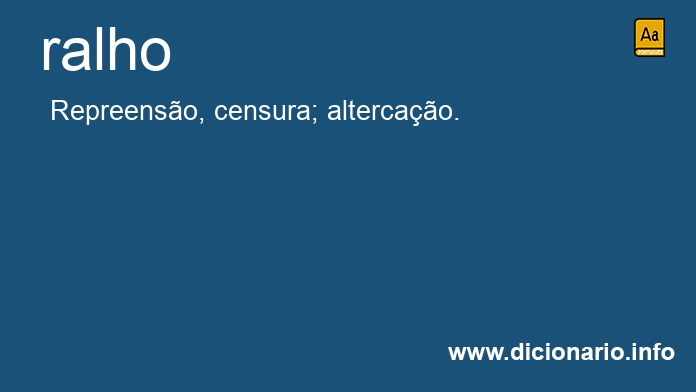 Significado de ralho
