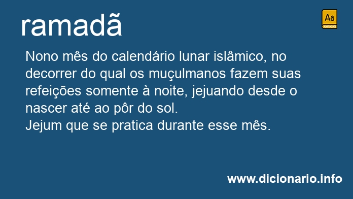 Significado de ramad