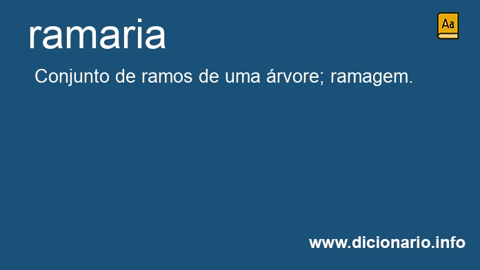 Significado de ramaria