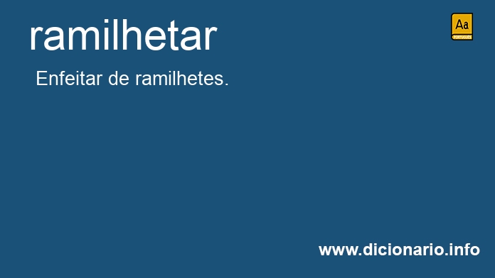 Significado de ramilhetes