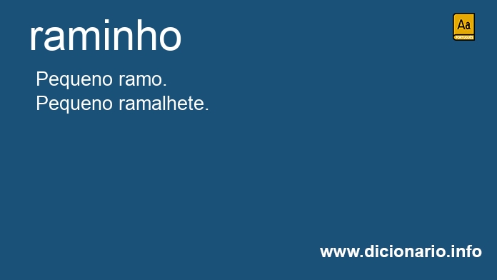 Significado de raminho