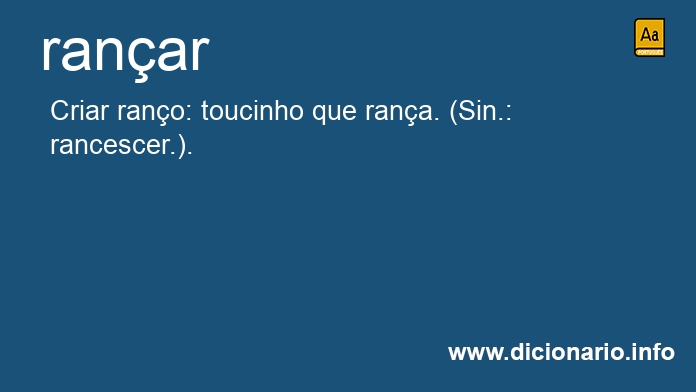 Significado de rancem