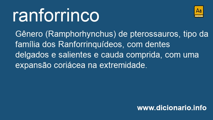 Significado de ranforrinco