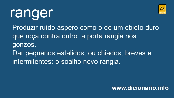 Significado de ranger