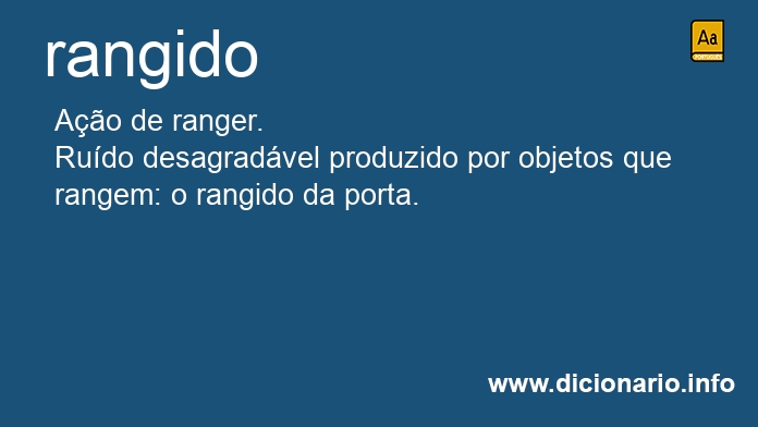 Significado de rangida