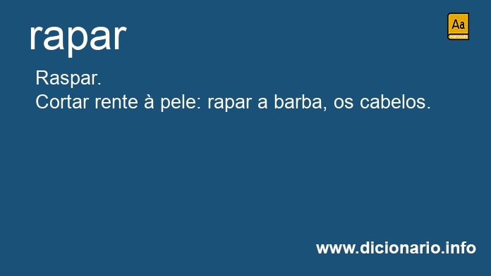 Significado de rapar