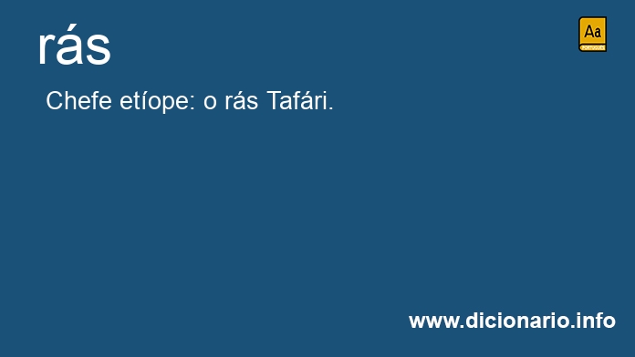 Significado de rs