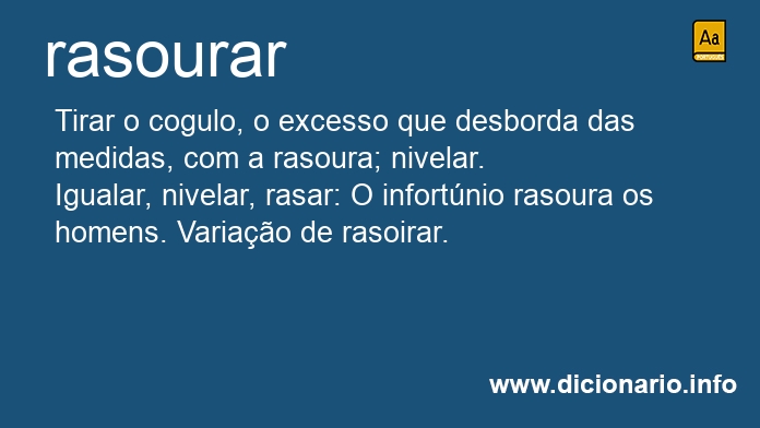 Significado de rasouras