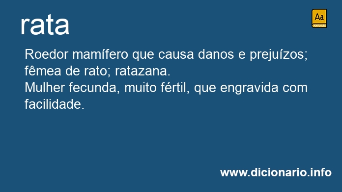 Significado de rata