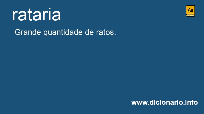 Significado de rataria