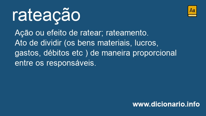 Significado de rateao
