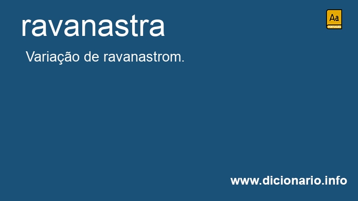 Significado de ravanastra