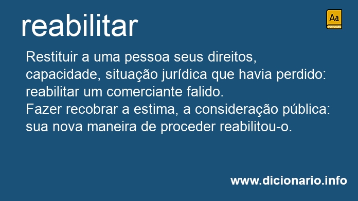 Significado de reabilitais