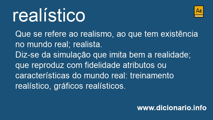Significado de realstica
