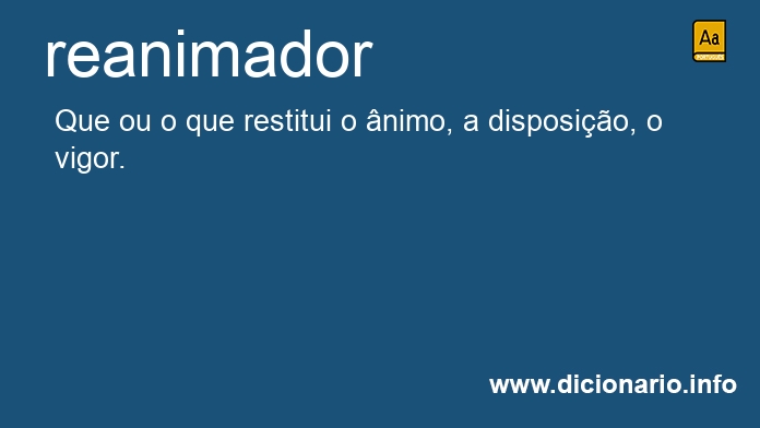 Significado de reanimador