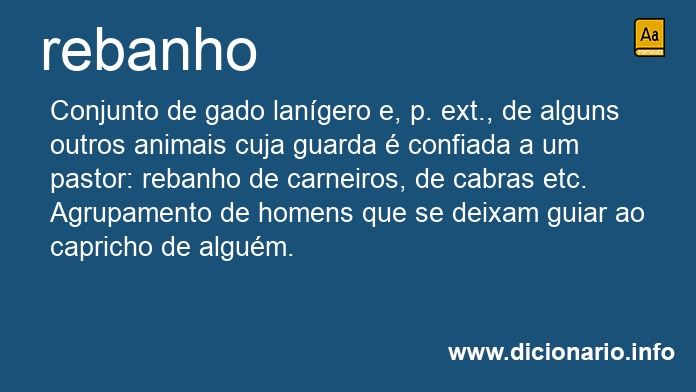 Significado de rebanho