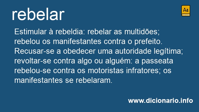 Significado de rebelam