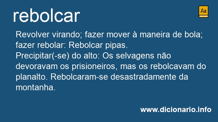 Significado de rebolcarei